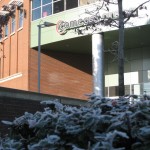 Frost outside the Comcast Arena